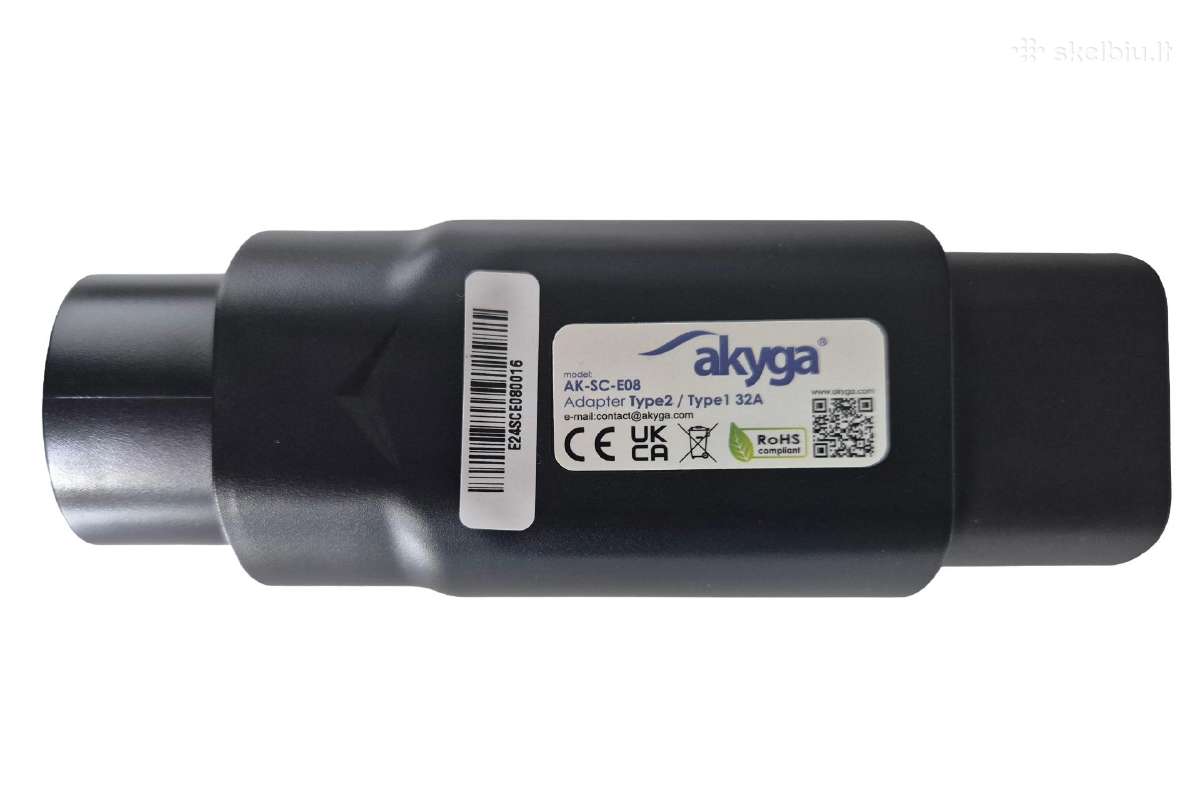 Type 2 - Tesla (Nacs) adapteris Akyga (7.4 kw) - nuotraukos Nr. 2