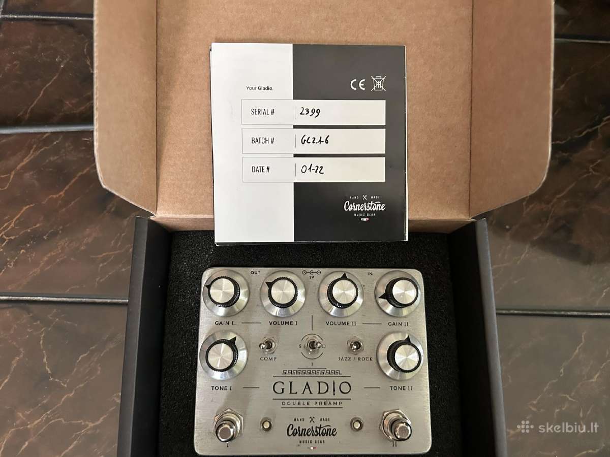 Cornerstone Double Gladio gitaros pedalas