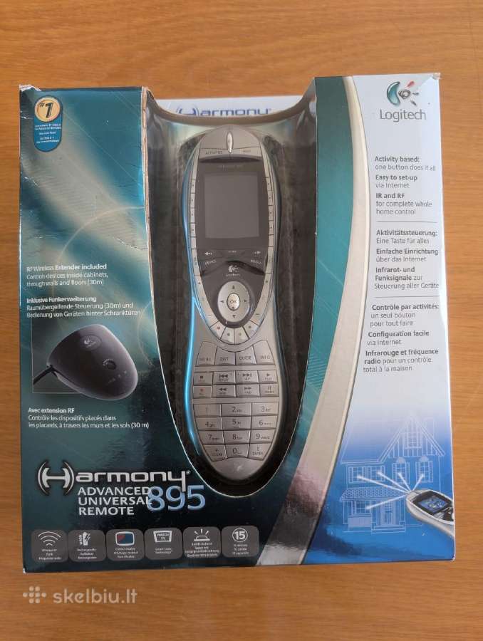 Logitech Harmony 895 pilnas komplektas - nuotraukos Nr. 12