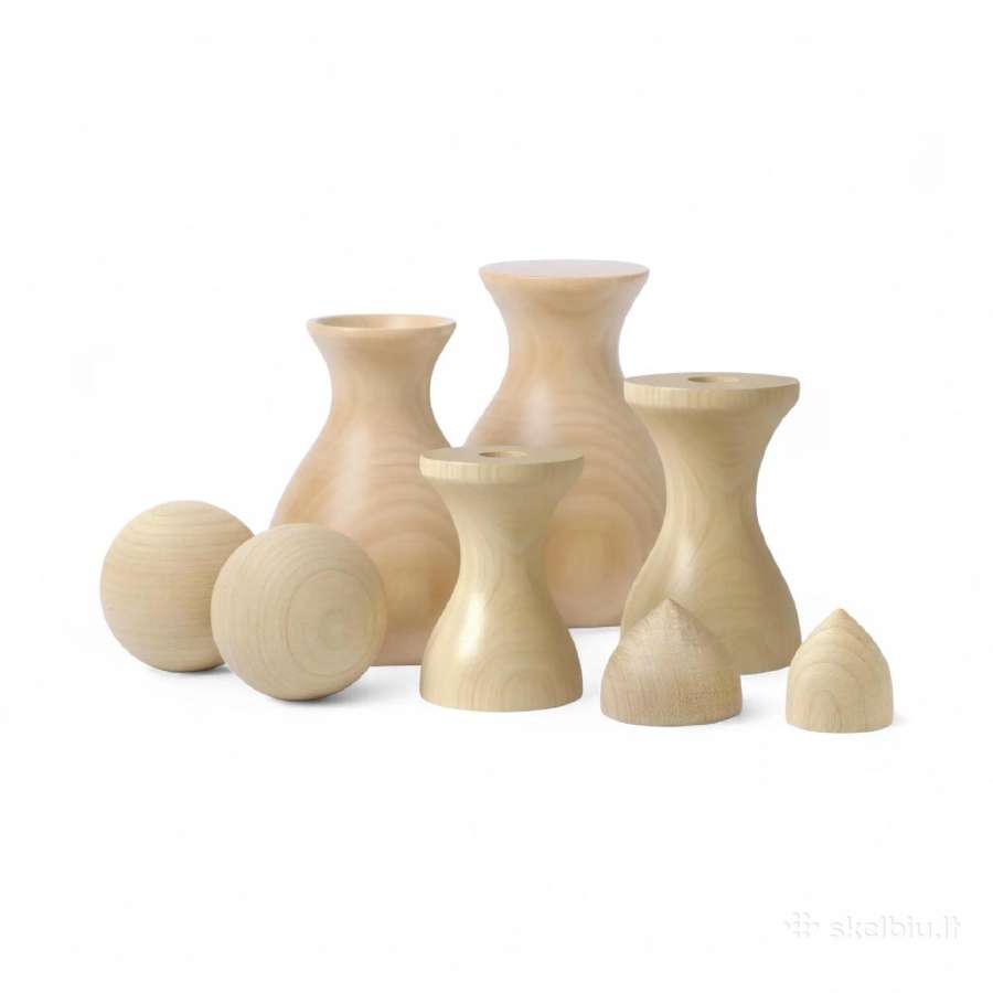 Medinių detalių gamyba ir tekinimas (iki 6 cm) - nuotraukos Nr. 6