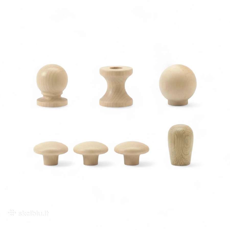 Medinių detalių gamyba ir tekinimas (iki 6 cm) - nuotraukos Nr. 9