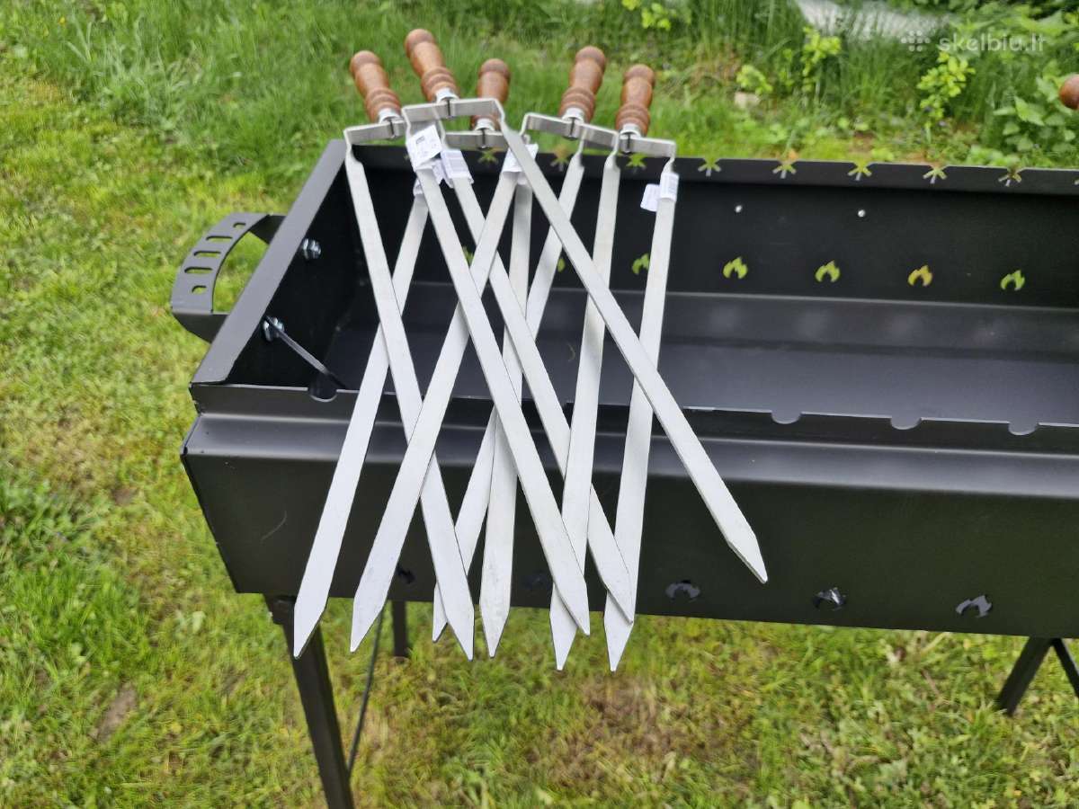 Iešmas dvigubas 450 mm su medinė rankėna - nuotraukos Nr. 6