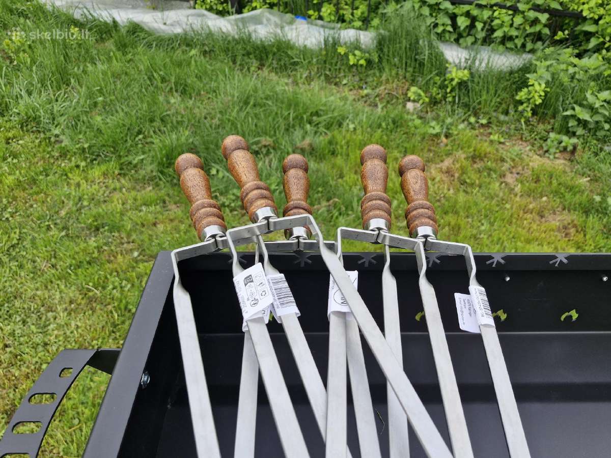 Iešmas dvigubas 450 mm su medinė rankėna - nuotraukos Nr. 7