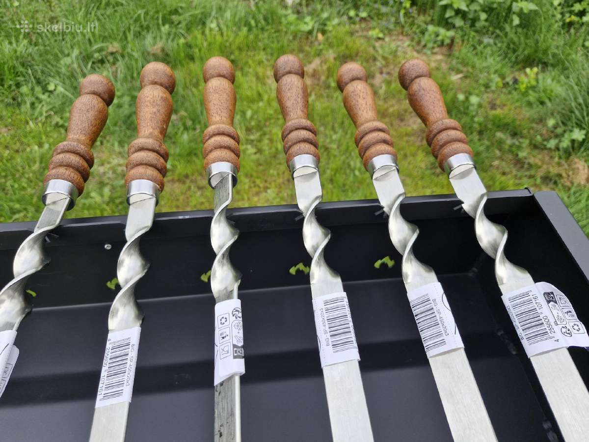 Iešmas dvigubas 450 mm su medinė rankėna - nuotraukos Nr. 10