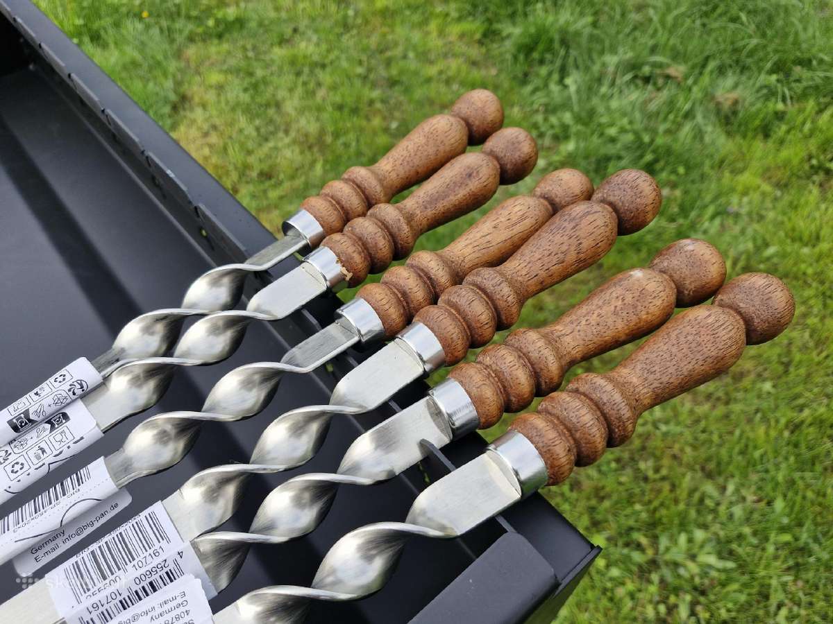 Iešmas dvigubas 450 mm su medinė rankėna - nuotraukos Nr. 13