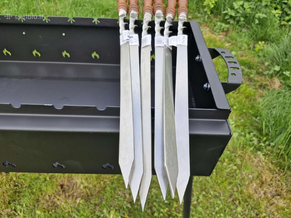 Iešmas dvigubas 450 mm su medinė rankėna - nuotraukos Nr. 14