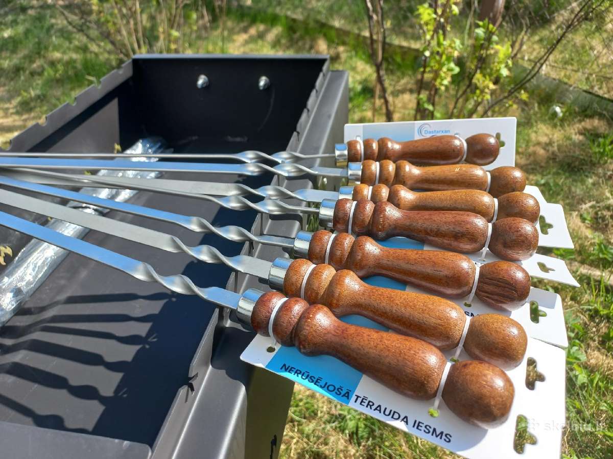 Iešmas dvigubas 450 mm su medinė rankėna - nuotraukos Nr. 16