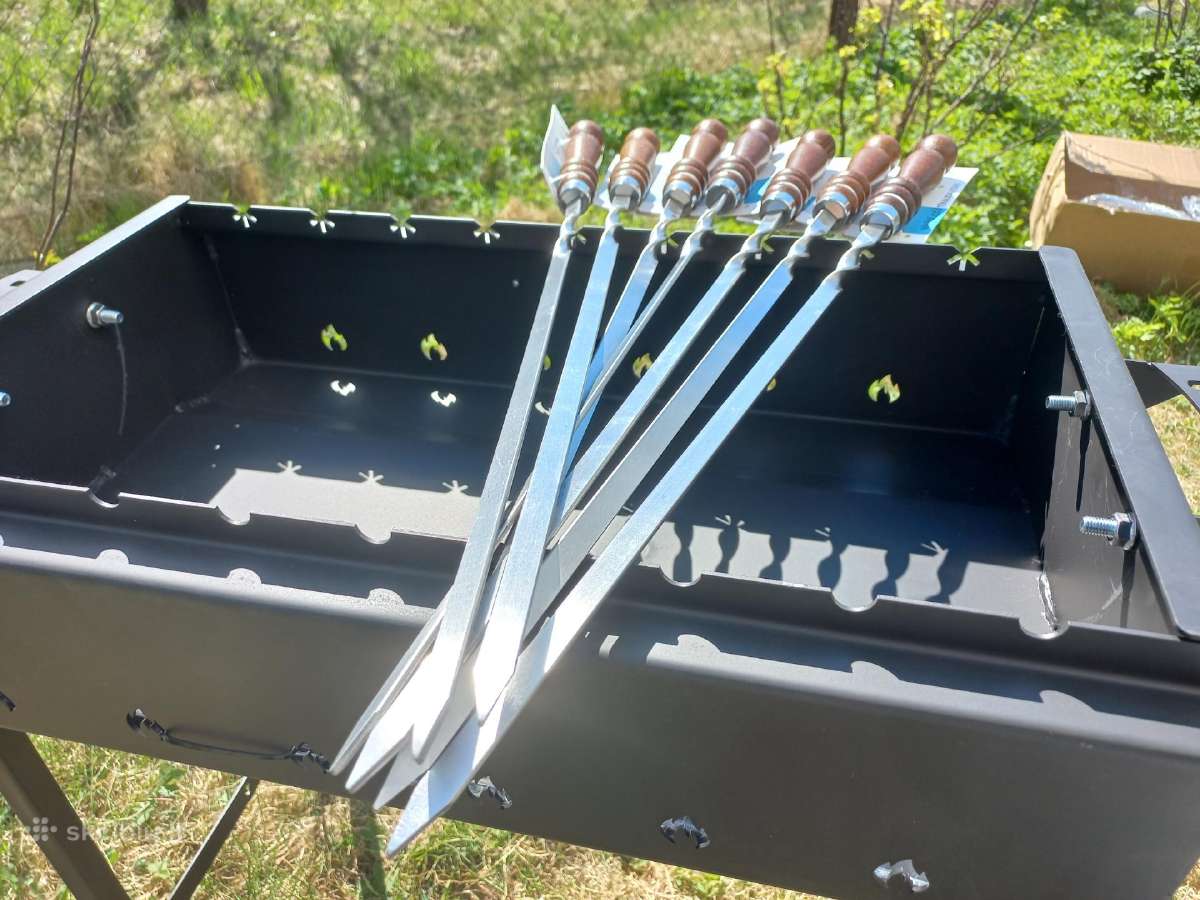 Iešmas dvigubas 450 mm su medinė rankėna - nuotraukos Nr. 18