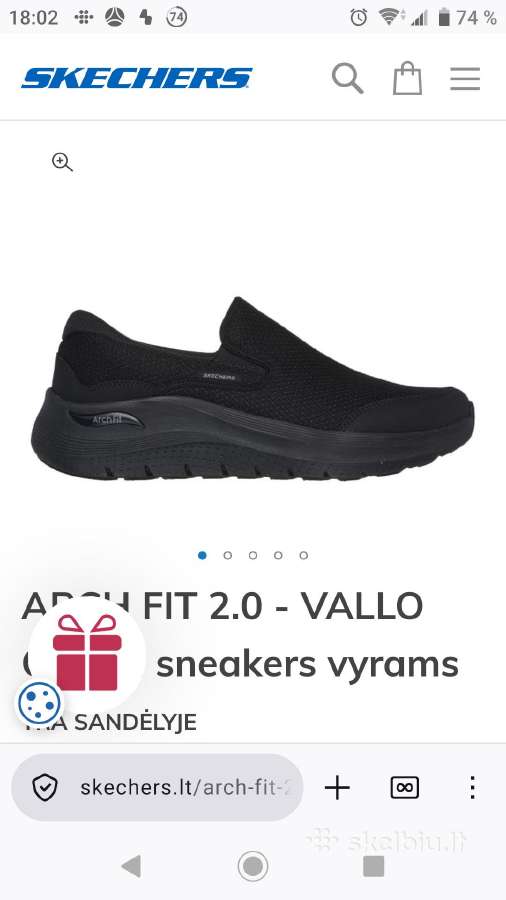 Batus Ecco Biom 2.0 arba Skechers Arch Fit 2.0 - nuotraukos Nr. 2