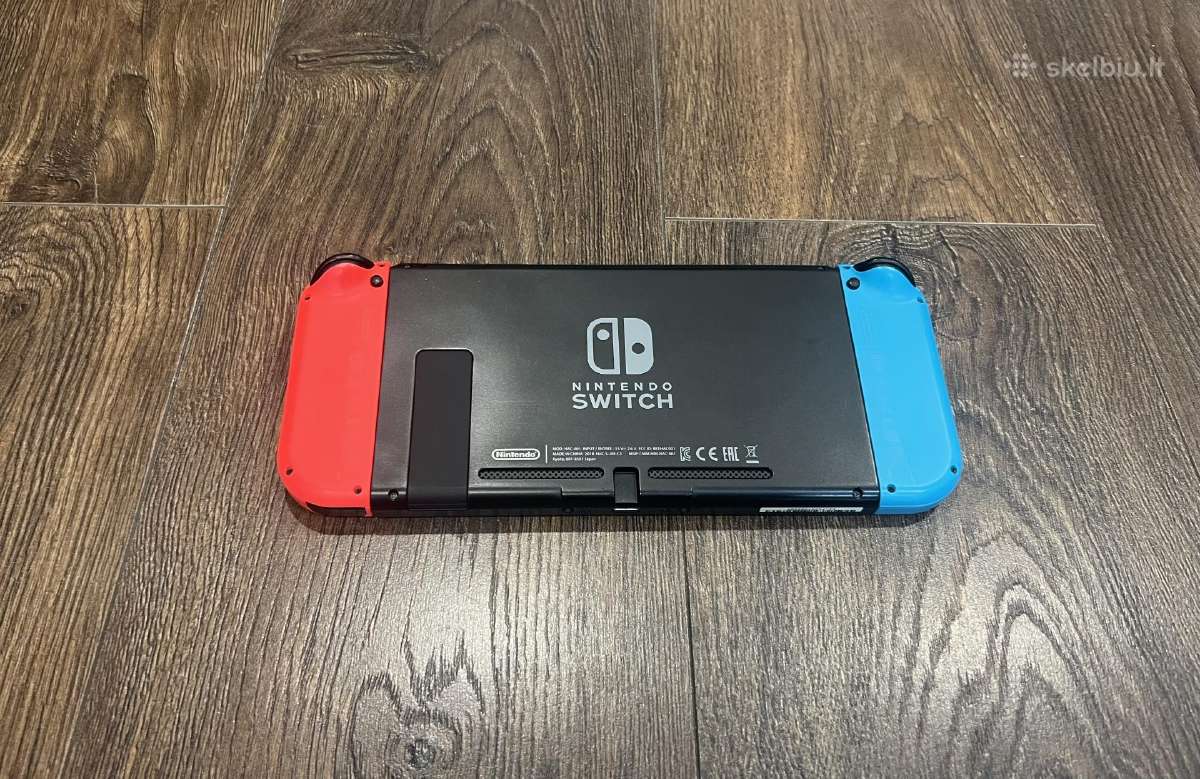 Nintendo Switch, Blue & Red, 32gb/naujas žaidimas - nuotraukos Nr. 4