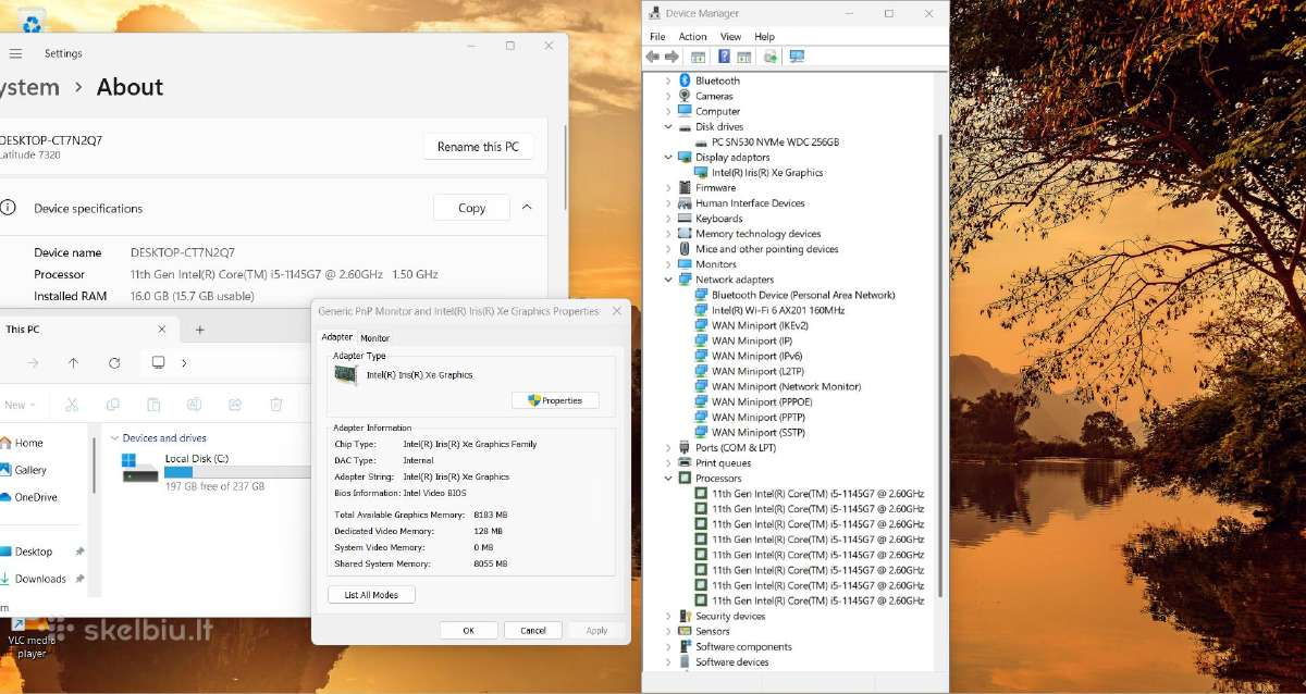 Dell Latitude 7320 i5 16gb 256ssd Fhd - nuotraukos Nr. 7