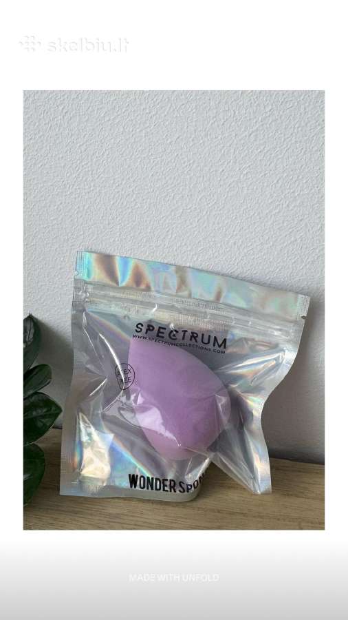 Nauja Spectrum makiažo kempinėlė
