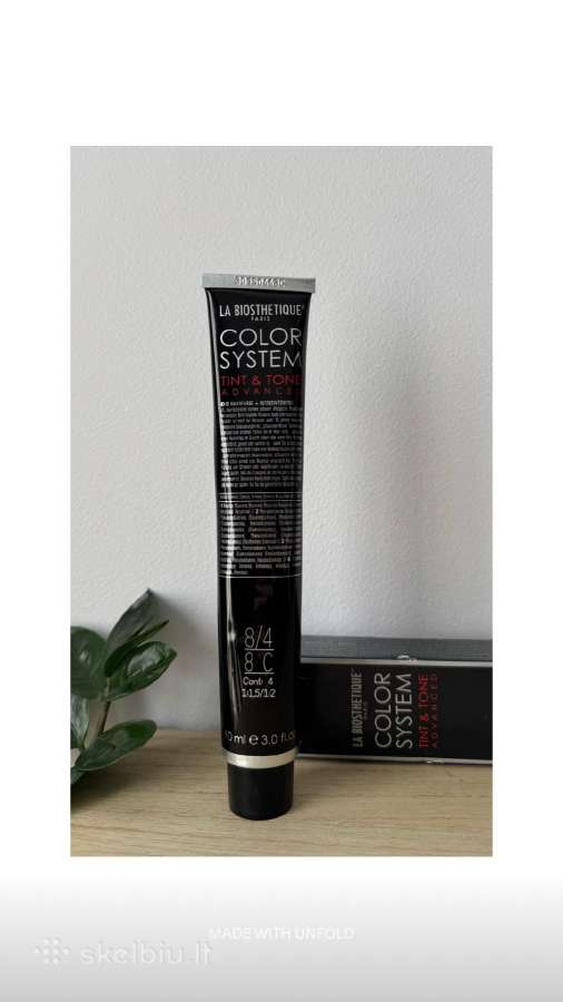 Nauji La Biosthetique tint & tone plaukų dažai