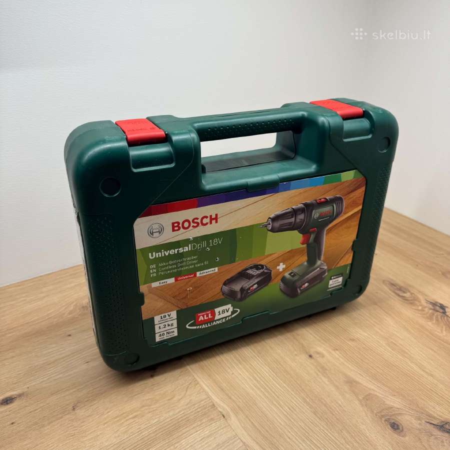 Bosch Akumuliatorinis Universaldrill 18v-60, 18 V