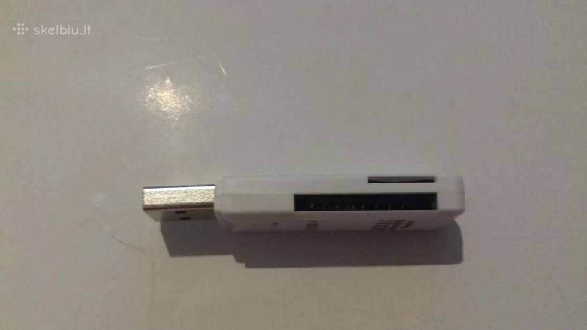 Usb 2.0 Mikro Sd + CD/cdhc kortelių skaitytuvas - nuotraukos Nr. 3