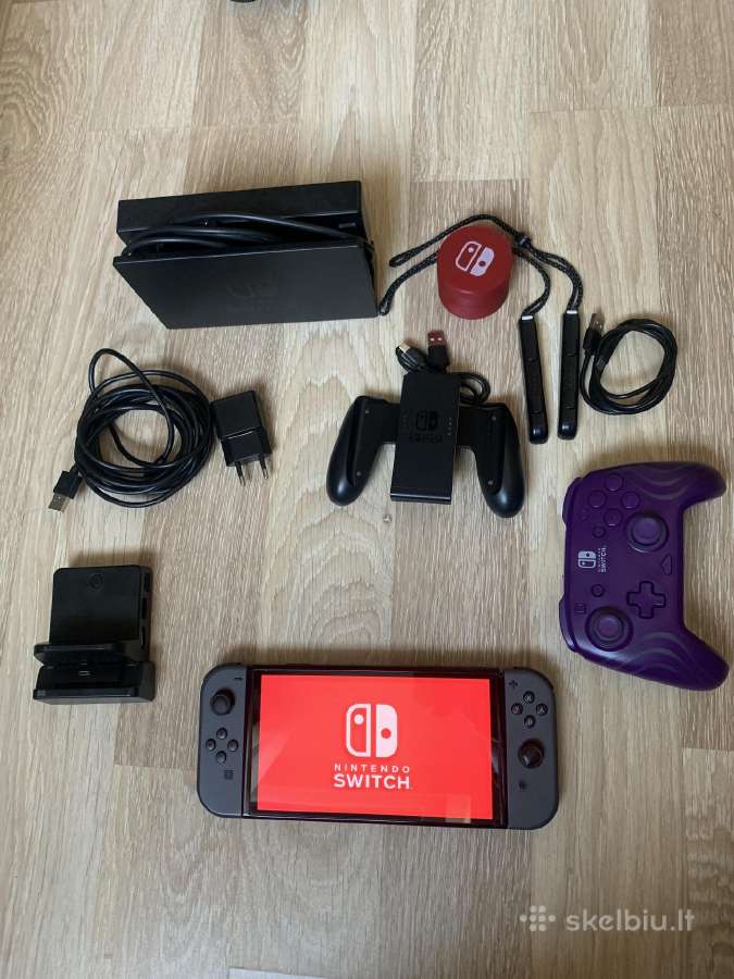 Parduodamas Nintendo Switch komplektas