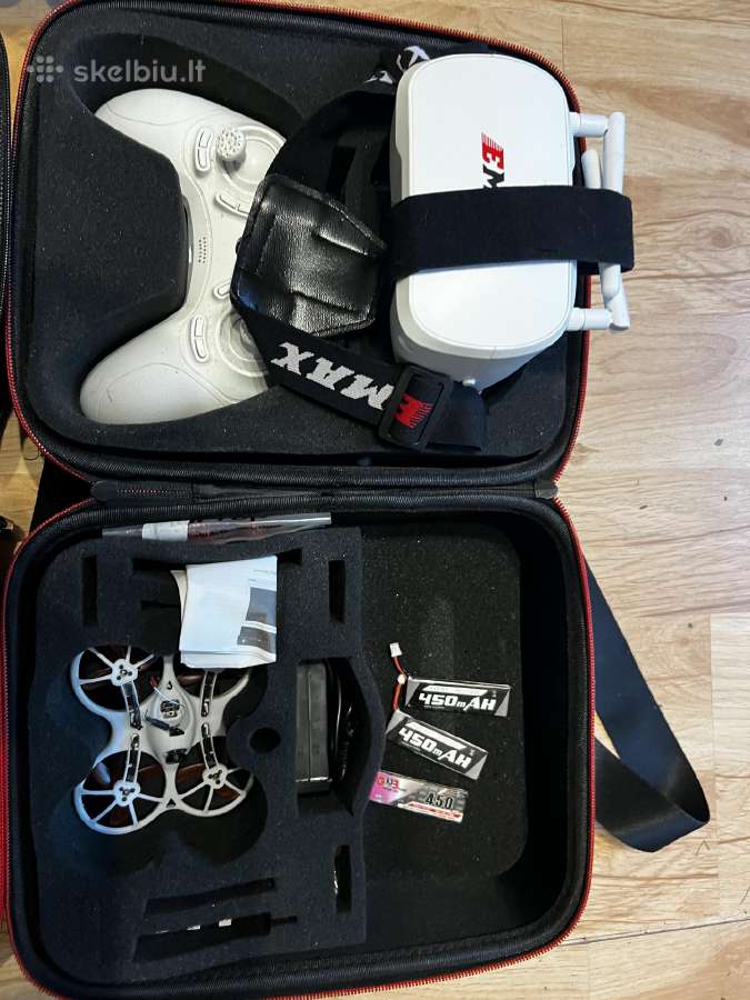 Fpv drono emax tinyhawk 2 indoors, komplektas