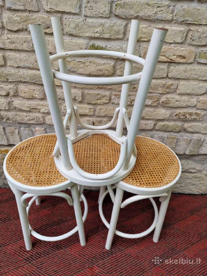 Vintažinės mid century Thonet st.pusbario kėdės - nuotraukos Nr. 15
