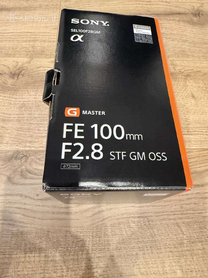 Sony 100 mm Stf Gm Oss portretinis objektyvas - nuotraukos Nr. 2