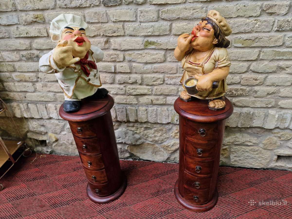 Vintažinės dalbergijos masyvo komodos/kolonos - nuotraukos Nr. 30