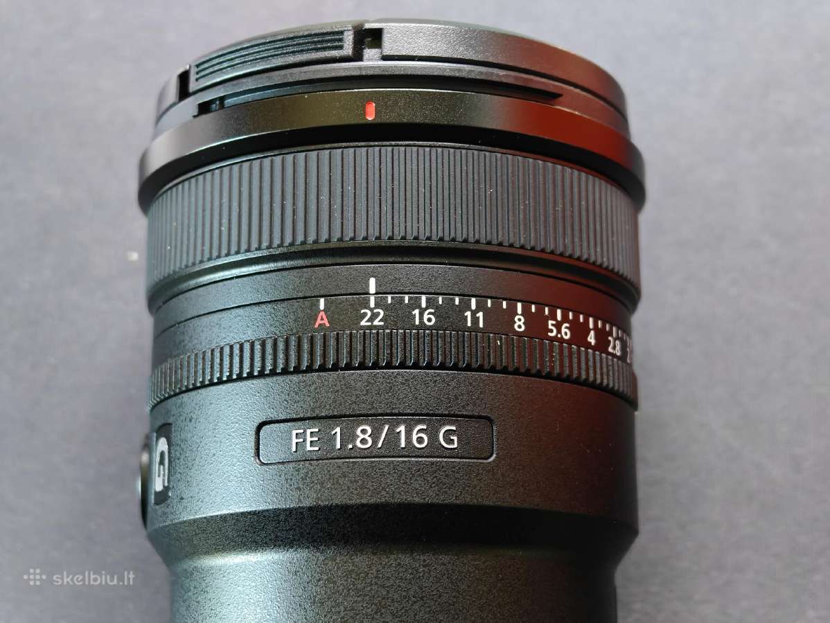 Sony Fe 16mm 1.8f G Sel16f18g