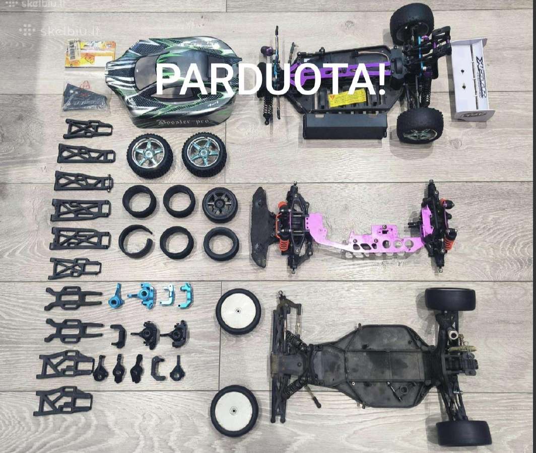 RC automodelių važiuoklės, dalys, pultai - nuotraukos Nr. 4