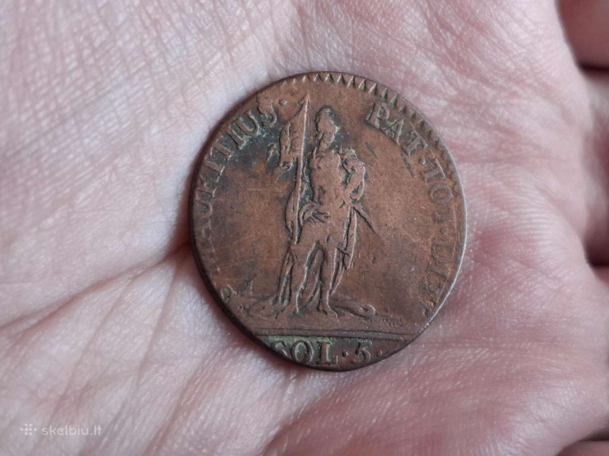 Savoja 5 soldi 1794