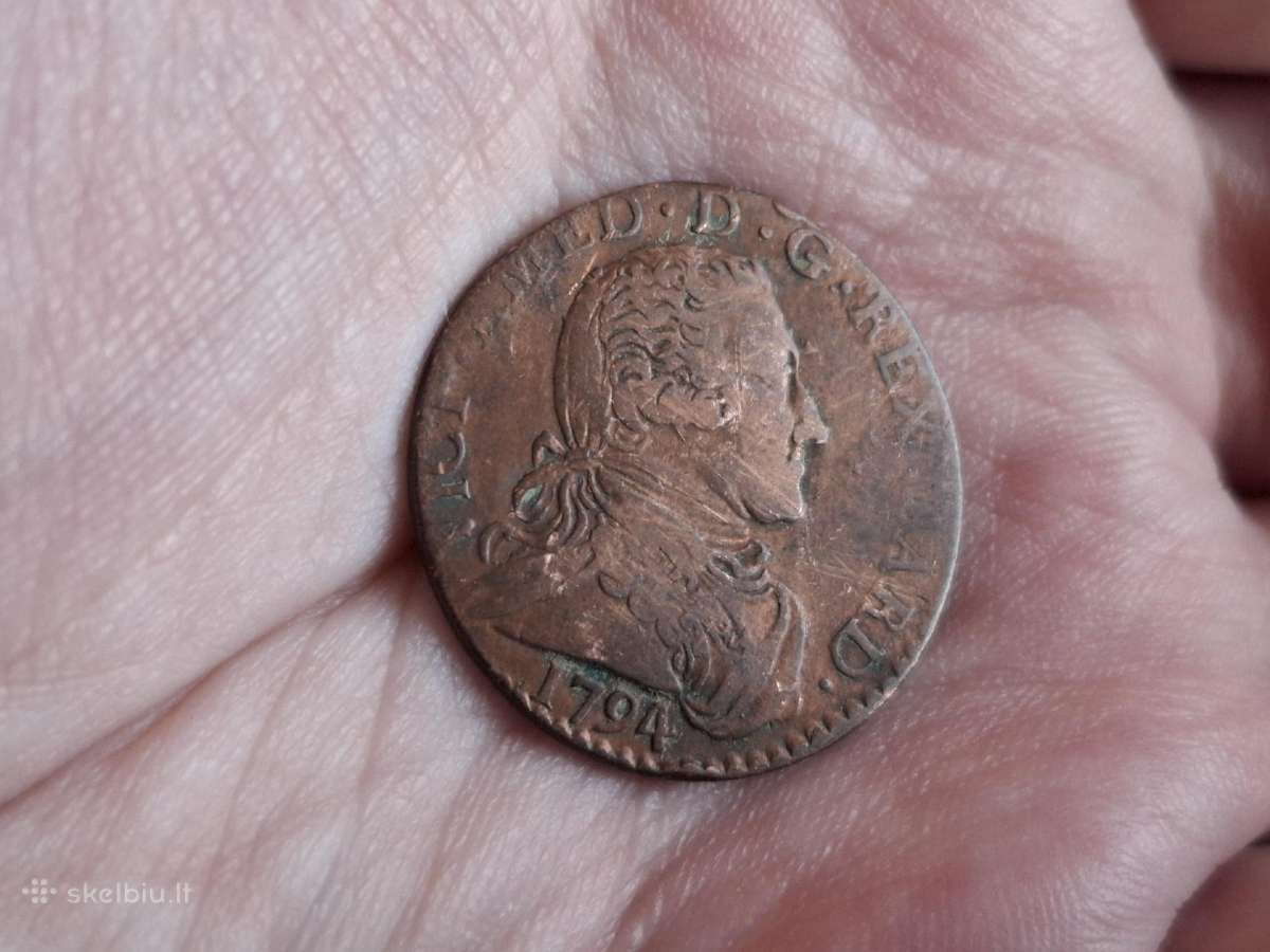 Savoja 5 soldi 1794 - nuotraukos Nr. 2