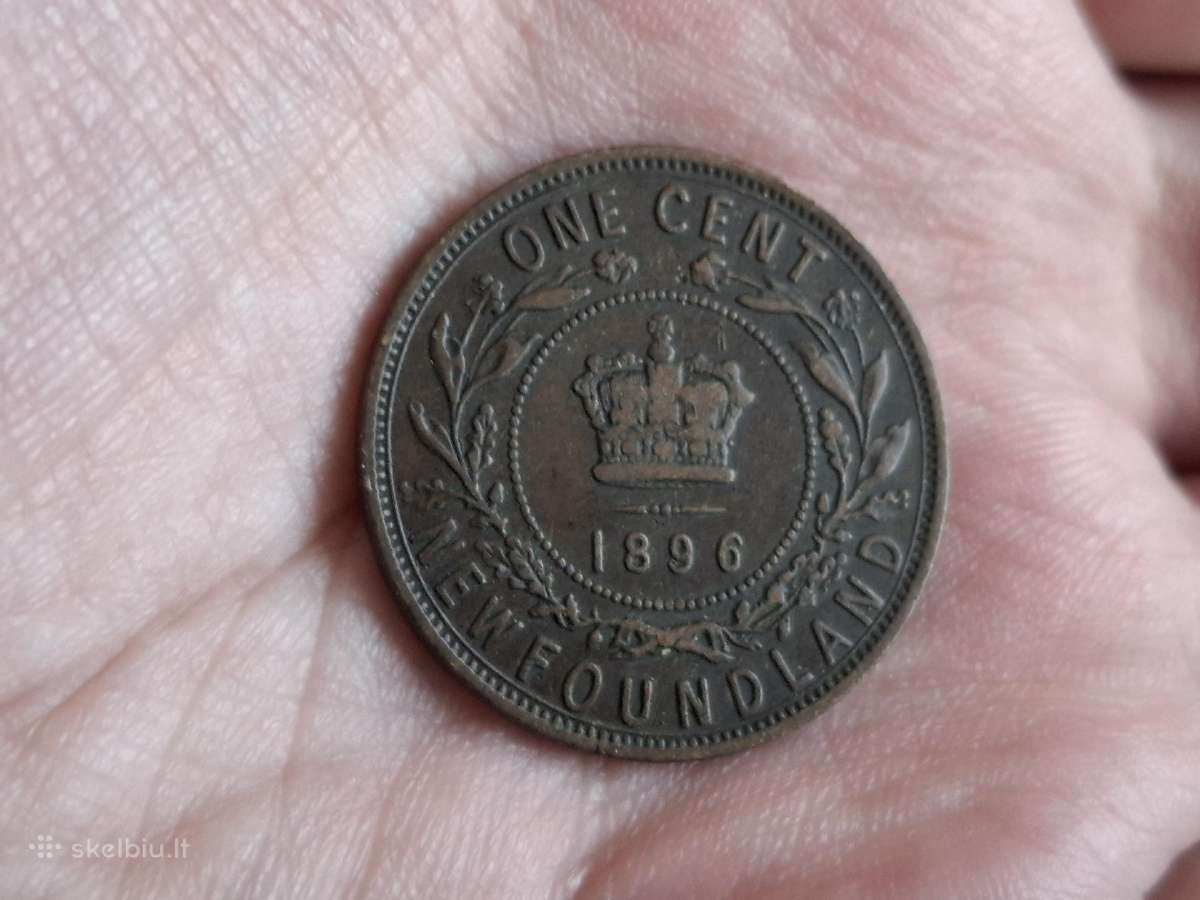 Niufaundlendas 1 centas 1896