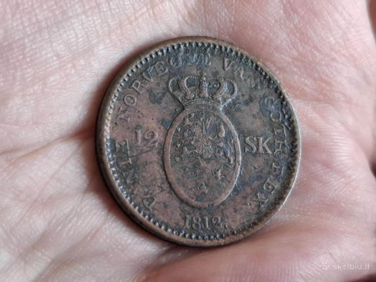 Danija 12 skilling 1812