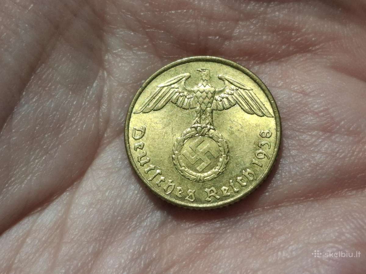 Vokietija 5 pfennig 1938 - nuotraukos Nr. 2