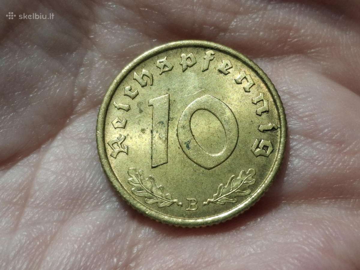 Vokietija 10 pfennig 1939