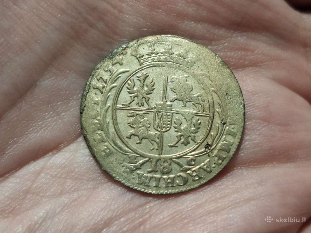 Lenkija Ortas 1754 sidabras