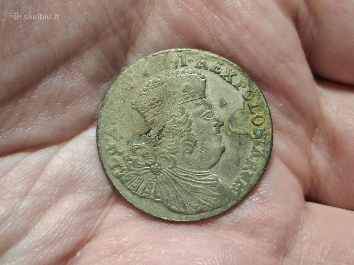 Lenkija Ortas 1754 sidabras - nuotraukos Nr. 2