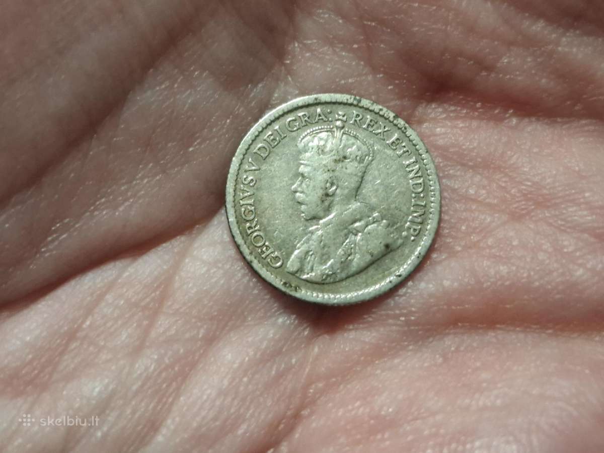 Kanada 5 centai 1913 sidabras - nuotraukos Nr. 2