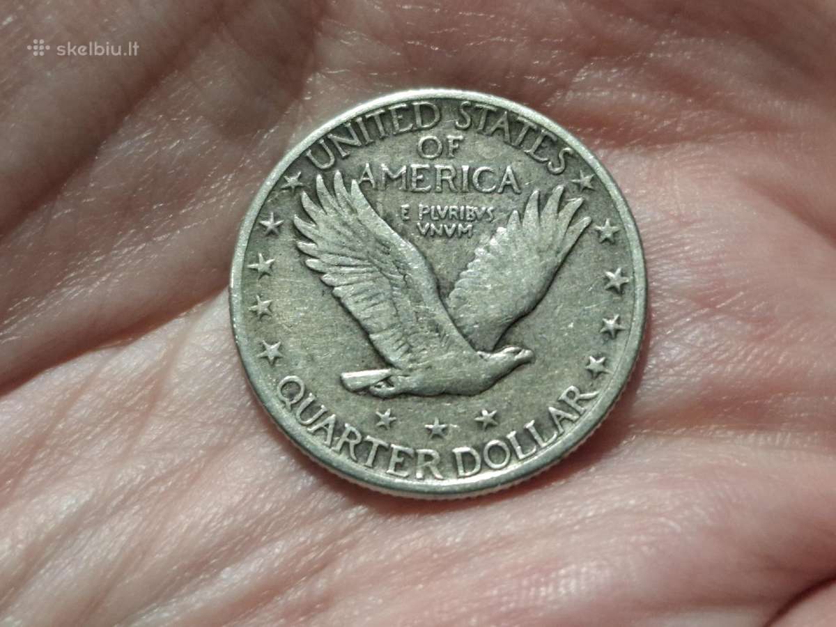 JAV 1/4 dolerio 1918 sidabras