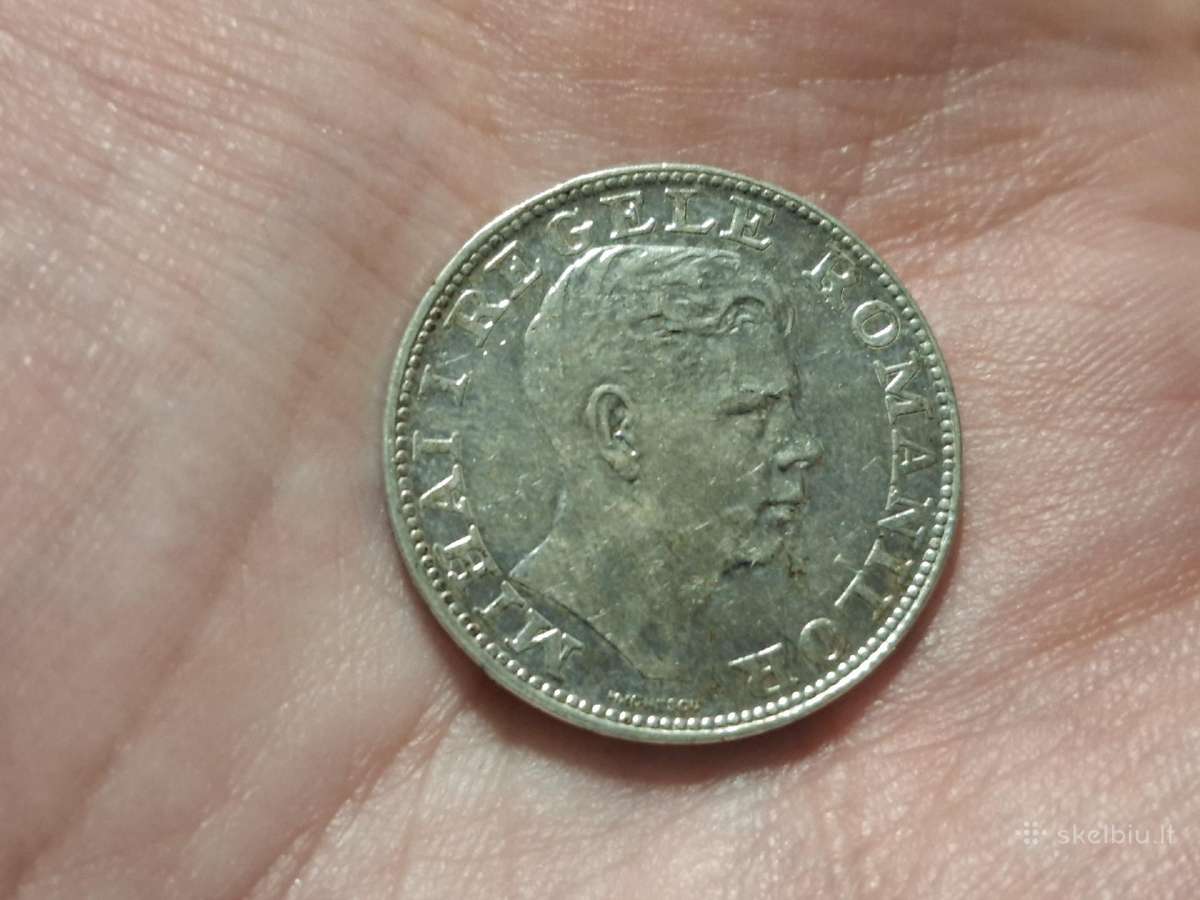 Rumunija 200 lei 1942 sidabras - nuotraukos Nr. 2