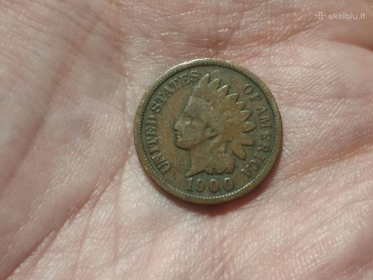 JAV 1 centas 1900 - nuotraukos Nr. 2