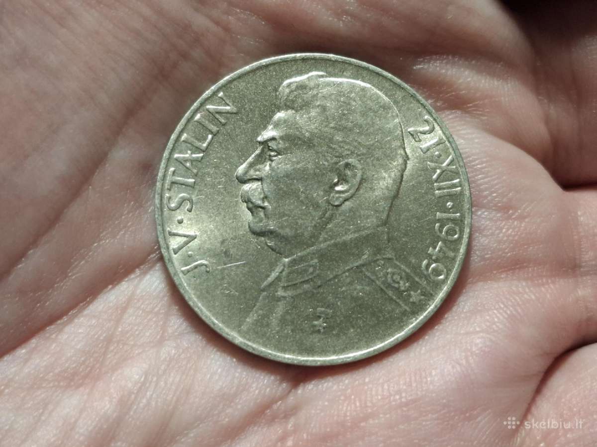 Čekoslovakija 100 kronų 1949 sidabras proginė - nuotraukos Nr. 2