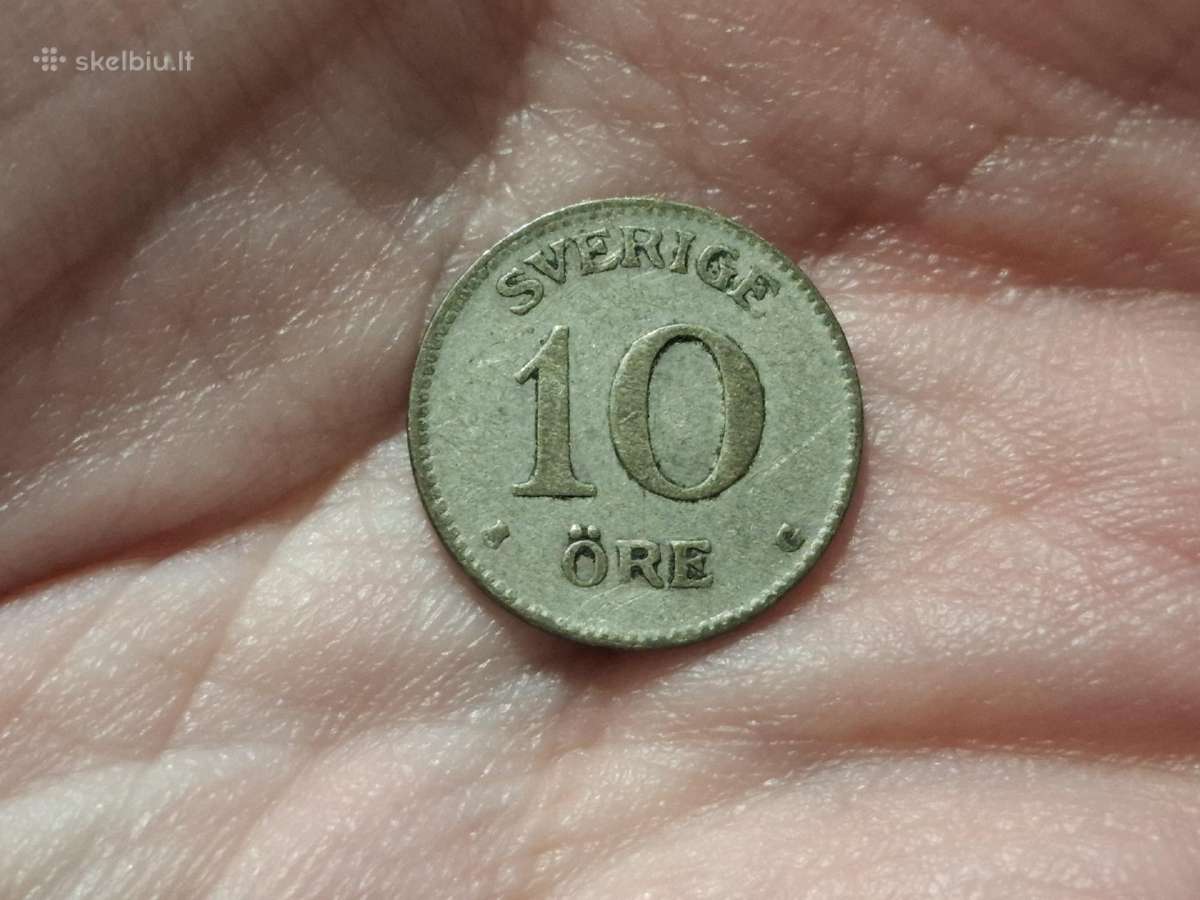 Švedija 10 erių 1931 sidabras