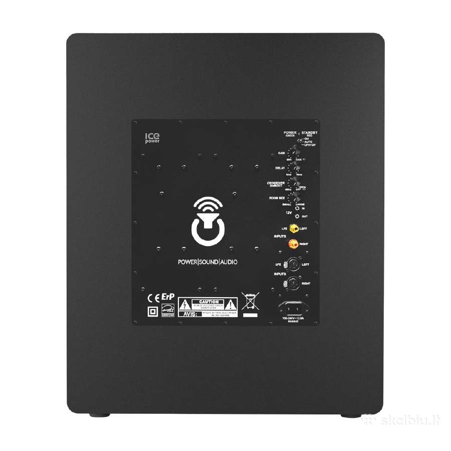 Power sound audio ev1813m Namu subas (subwooferis) - nuotraukos Nr. 2
