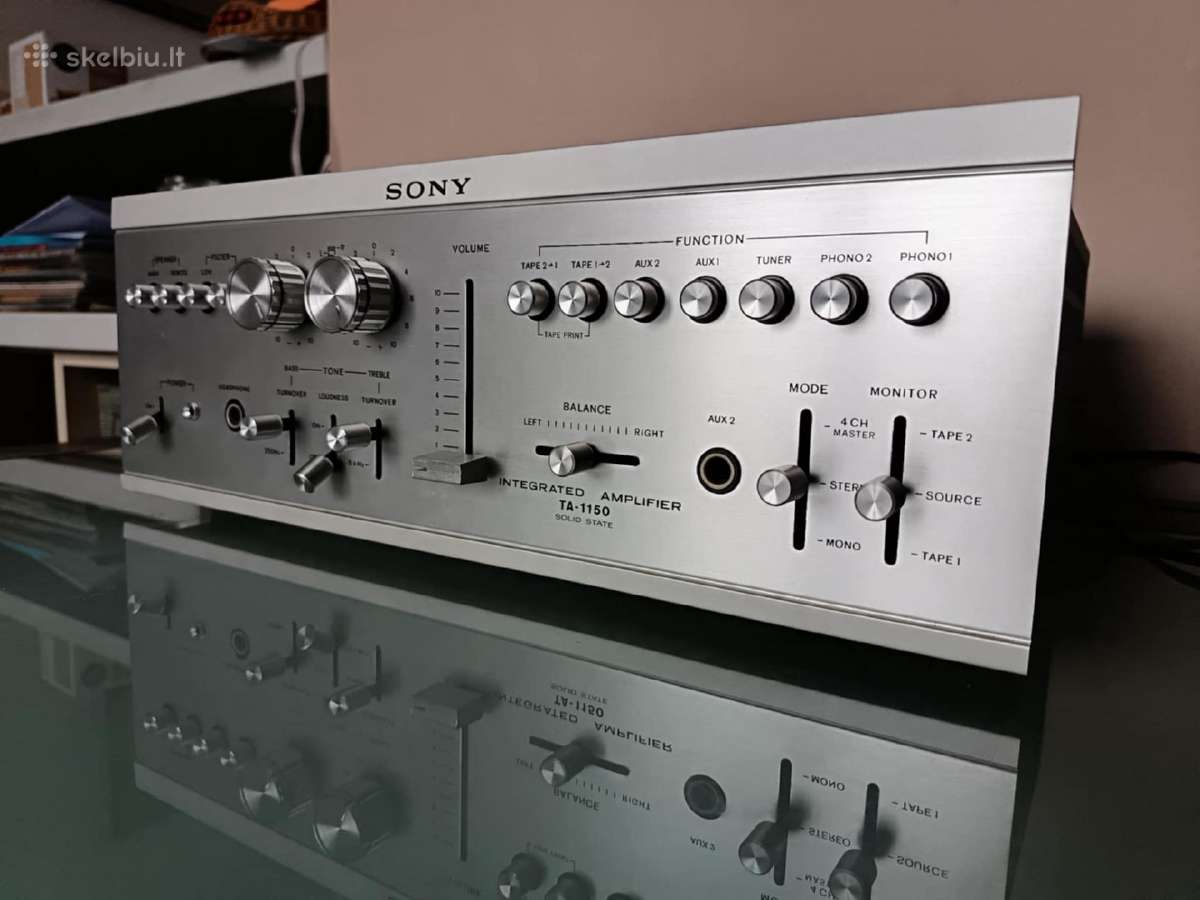 Sony Ta-1150 kolekcinio stovio stiprintuvas - nuotraukos Nr. 3