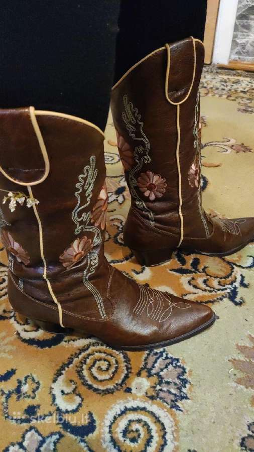 Išskirtiniai cowboy tipo moteriški aulinukai - nuotraukos Nr. 3