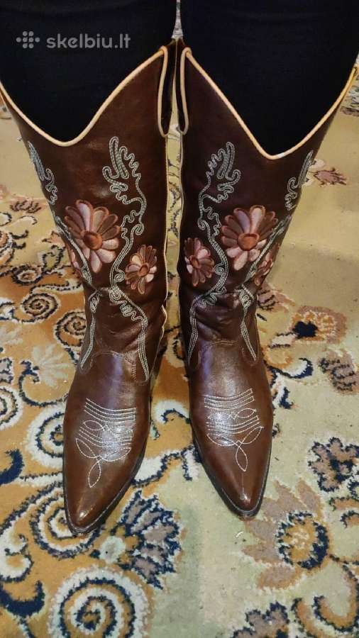 Išskirtiniai cowboy tipo moteriški aulinukai - nuotraukos Nr. 5