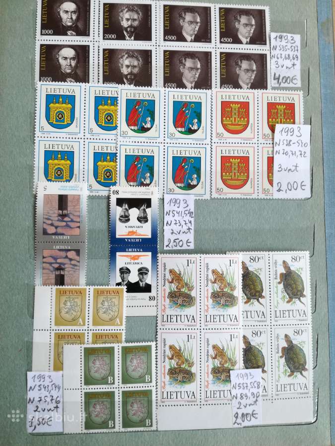 Pašto ženklai Lietuva.latvija - nuotraukos Nr. 5