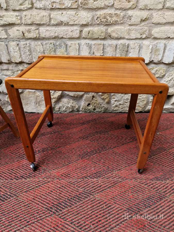 Vintažinis mid century kavos staliukas/servantas - nuotraukos Nr. 2