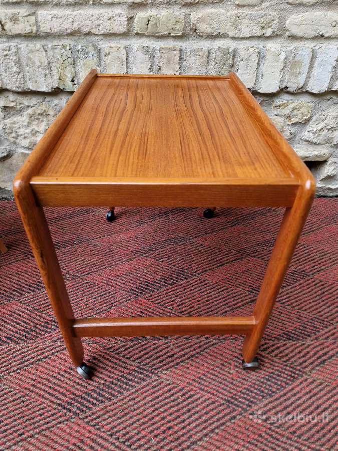 Vintažinis mid century kavos staliukas/servantas - nuotraukos Nr. 5