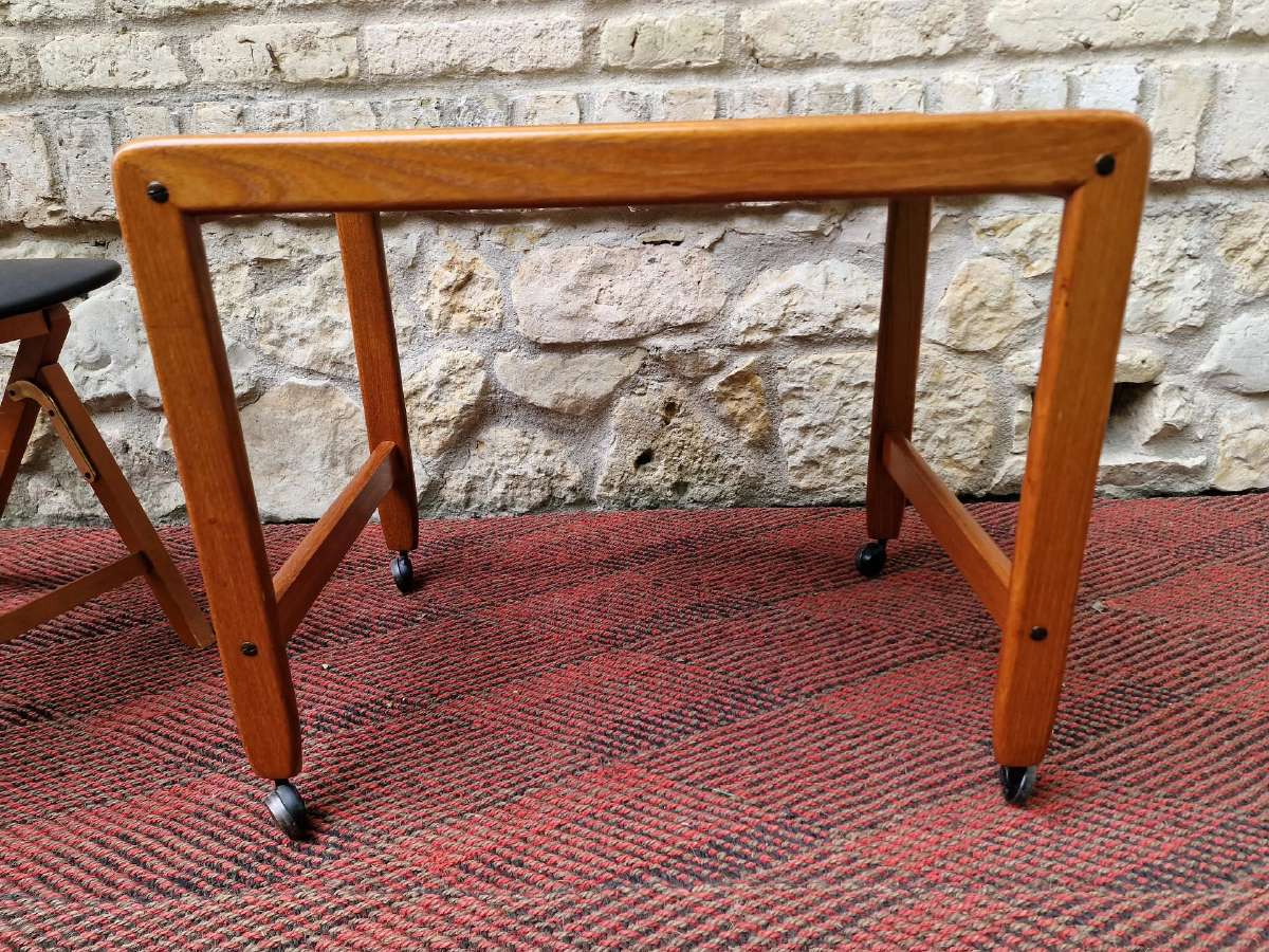 Vintažinis mid century kavos staliukas/servantas - nuotraukos Nr. 10