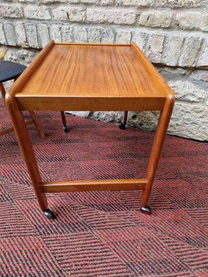 Vintažinis mid century kavos staliukas/servantas - nuotraukos Nr. 13