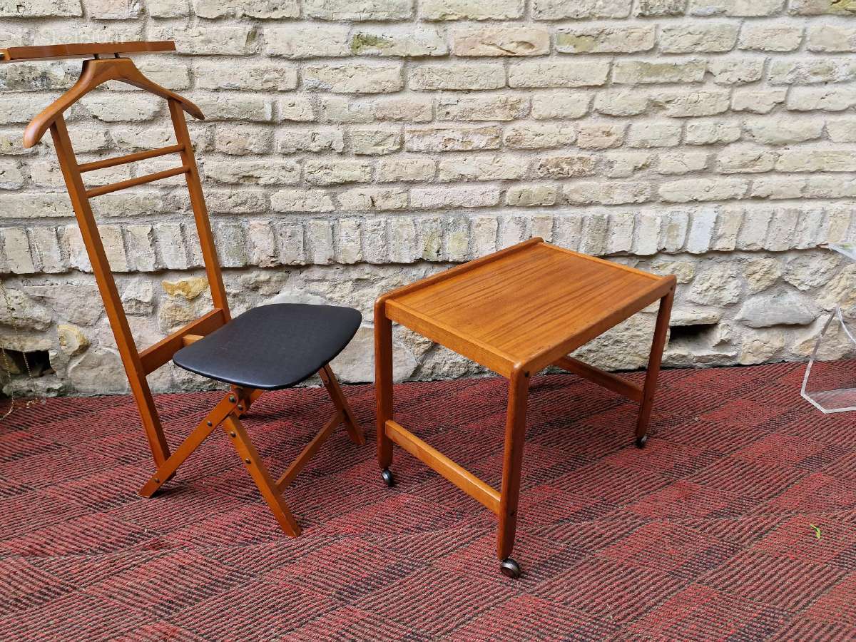 Vintažinis mid century kavos staliukas/servantas - nuotraukos Nr. 16